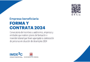 Empresa Beneficiaria Forma y Contrata 2023 banner 